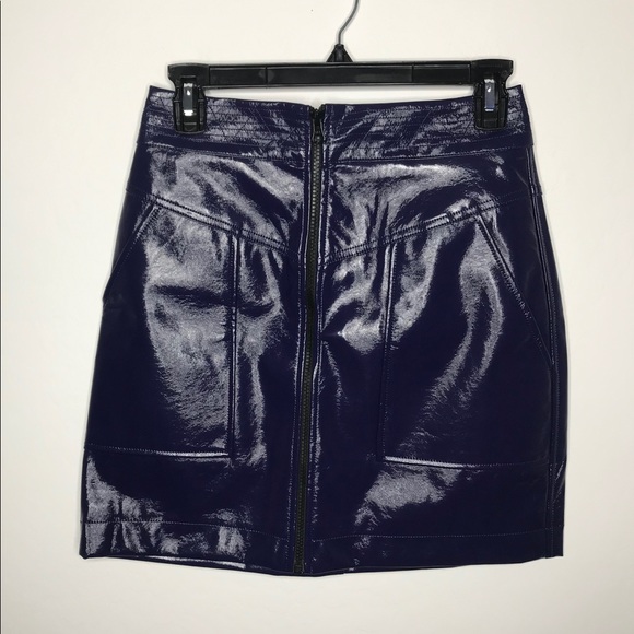 Rebeca Minkoff Marguerite Front Zipper High Waist Mini Skirt Size 2 - Picture 5 of 9